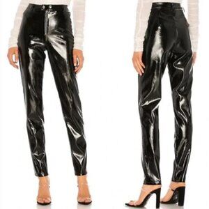 I.AM.GIA Nikole Black Faux Patent Leather Pant M